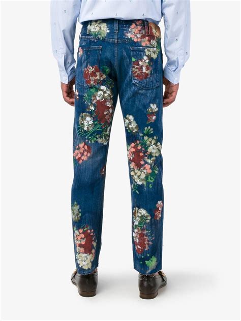 gucci floral pants mens|Gucci wool pants for men.